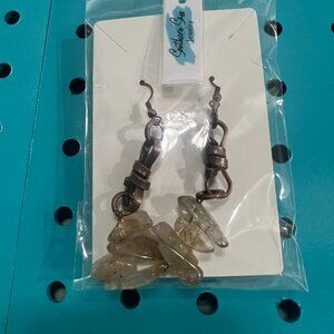 Handmade Earrings Bronze